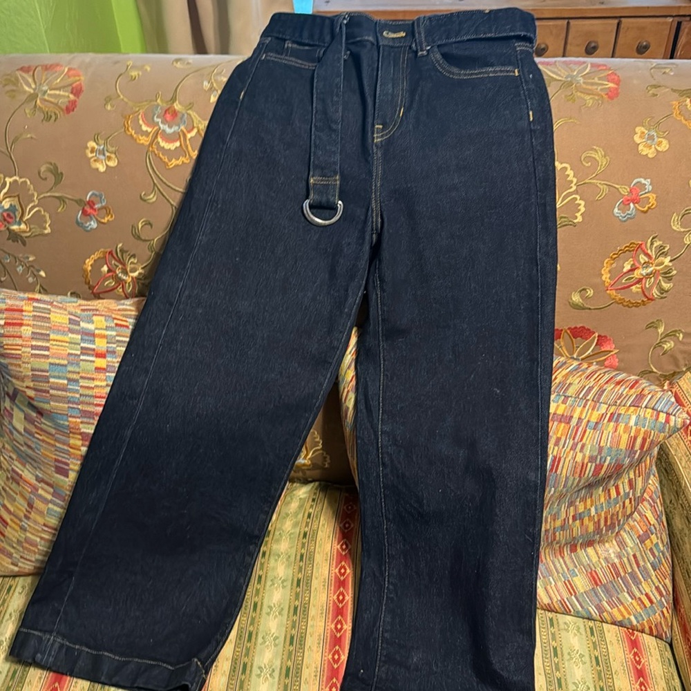 Banana Republic wide leg crop pants